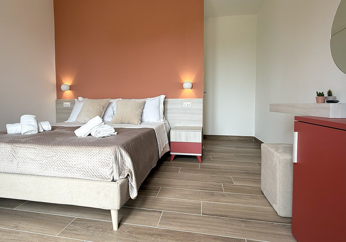 Camera matrimoniale vacanze al mare Cilento